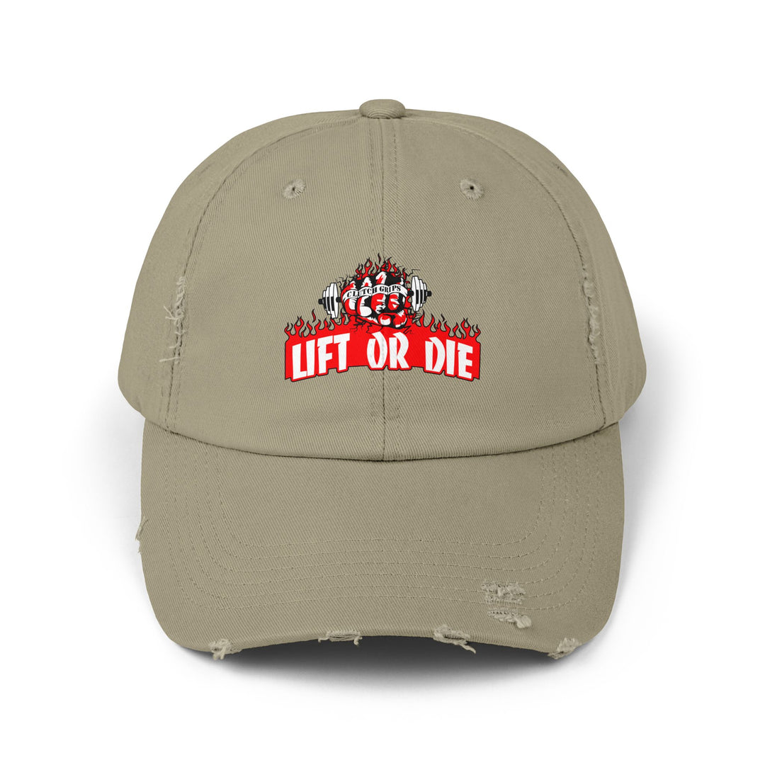 CG FIRE & FIST RED WHITE BLACK/LIFT OR DIE CAP