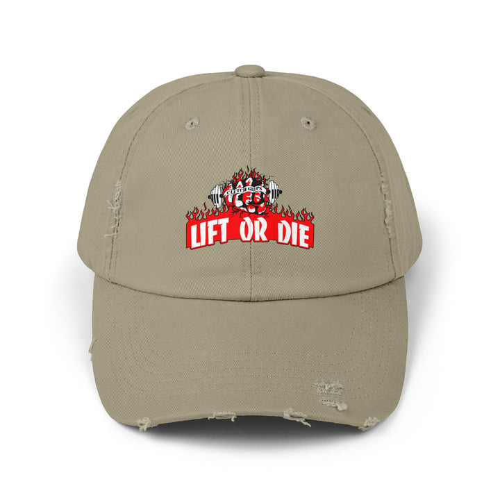 CG FIRE & FIST RED WHITE BLACK/LIFT OR DIE CAP