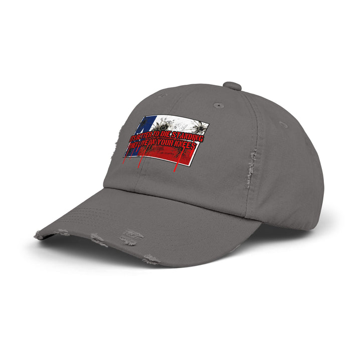 TEXAS FLAG BETTER TO DIE STANDING THEN LIVE O YOUR KNEE'S/CAP