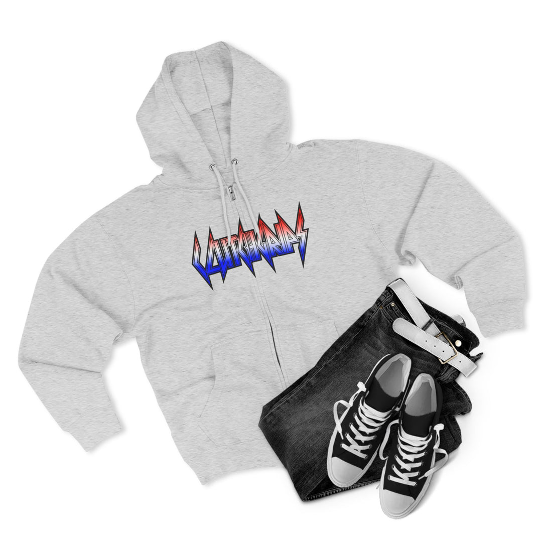 CG A AMERICAN WARRIORS RED WHITE BLUE FADE /BRINGING IT BACK ZIP UP