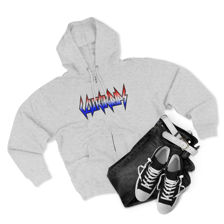 CG A AMERICAN WARRIORS RED WHITE BLUE FADE /BRINGING IT BACK ZIP UP