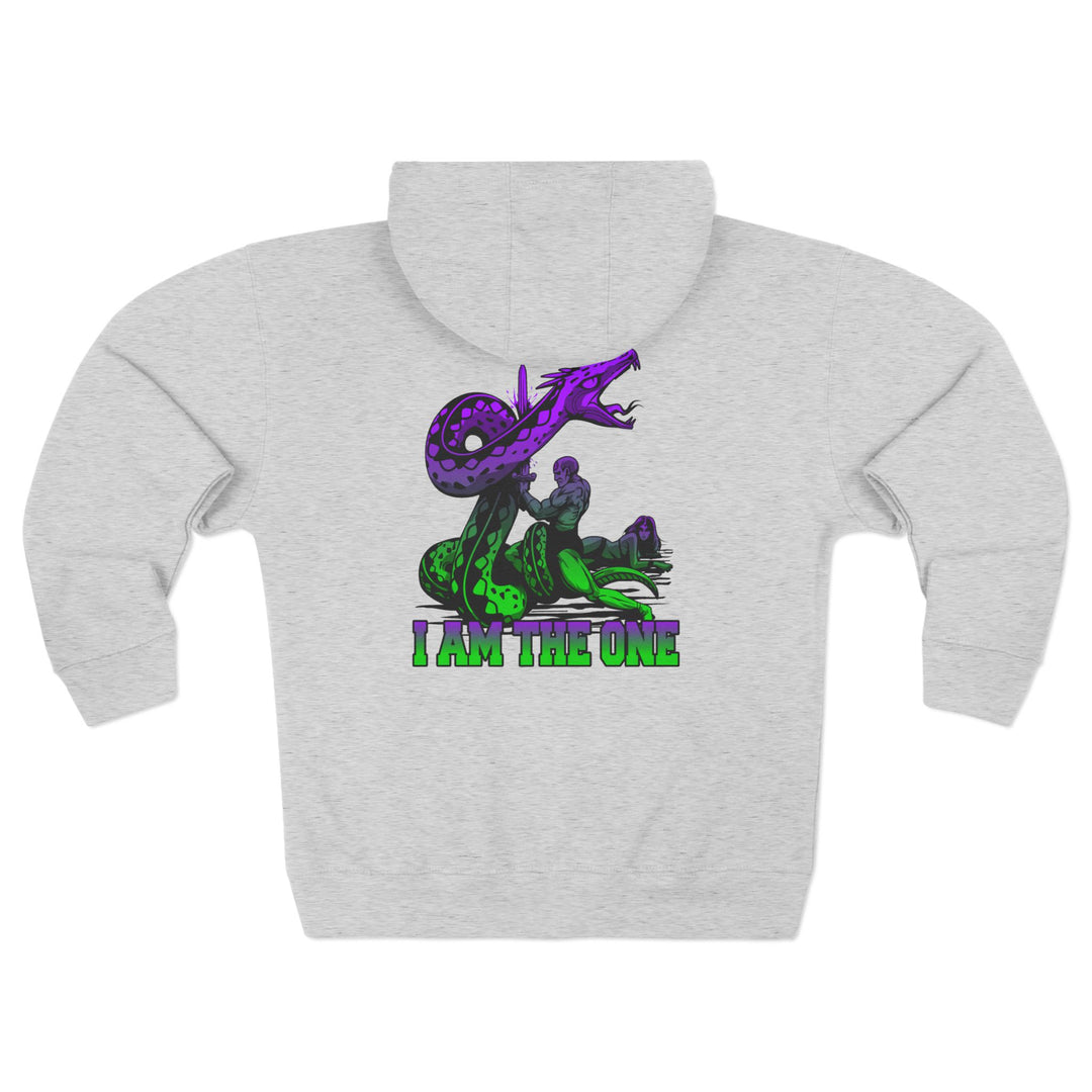 CG SERPENT SLAYER PURPLE GREEN /I AM THE ONE ZIP UP