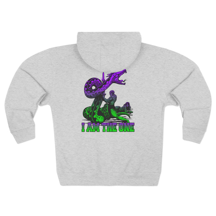 CG SERPENT SLAYER PURPLE GREEN /I AM THE ONE ZIP UP