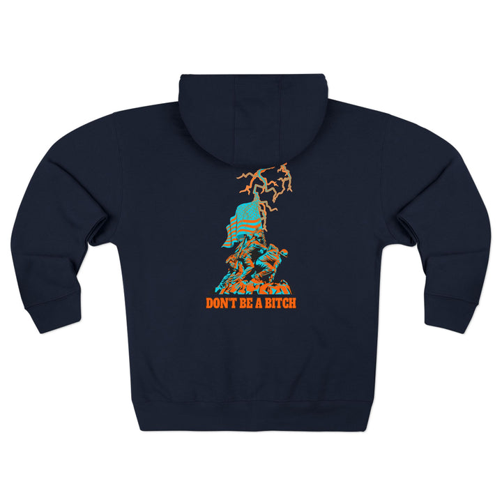 AMERICAN WARRIOR MIAMI COLORS /DONT BE A BITCH ZIP UP
