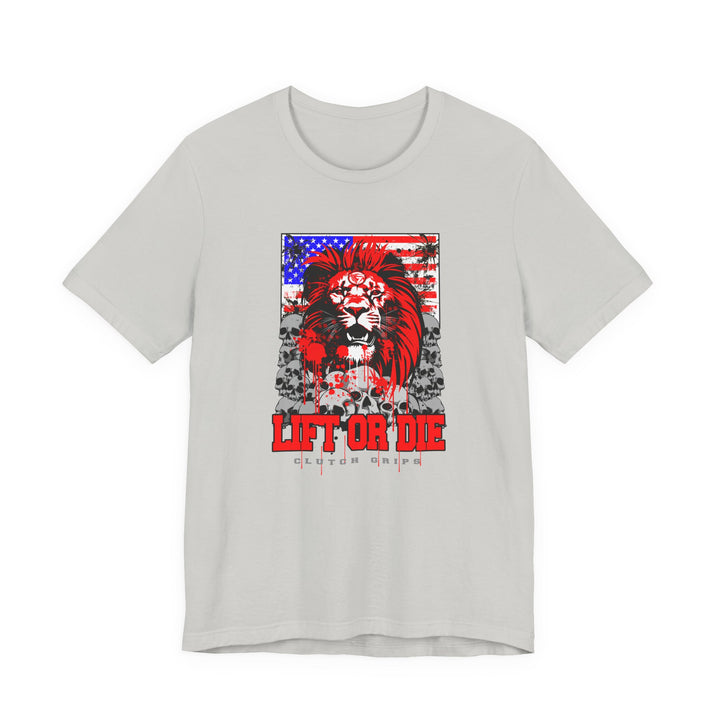 LIONHEART USA FLAG RED WHITE BLUE /LIFT OR DIE