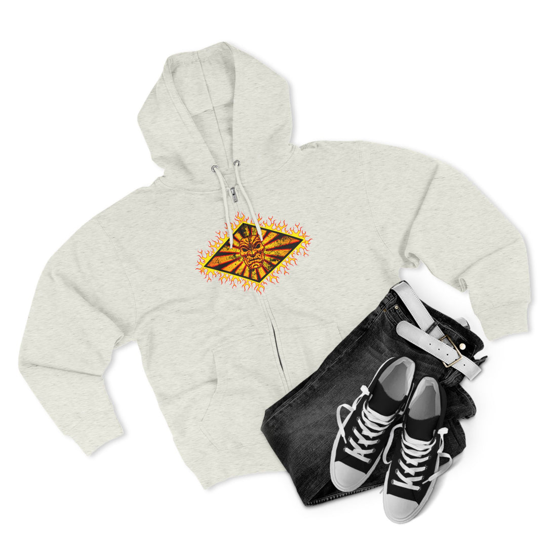 CG ANGRY DOG GOLD RED DIAMOND/AMERICAN SAVAGE ZIP UP