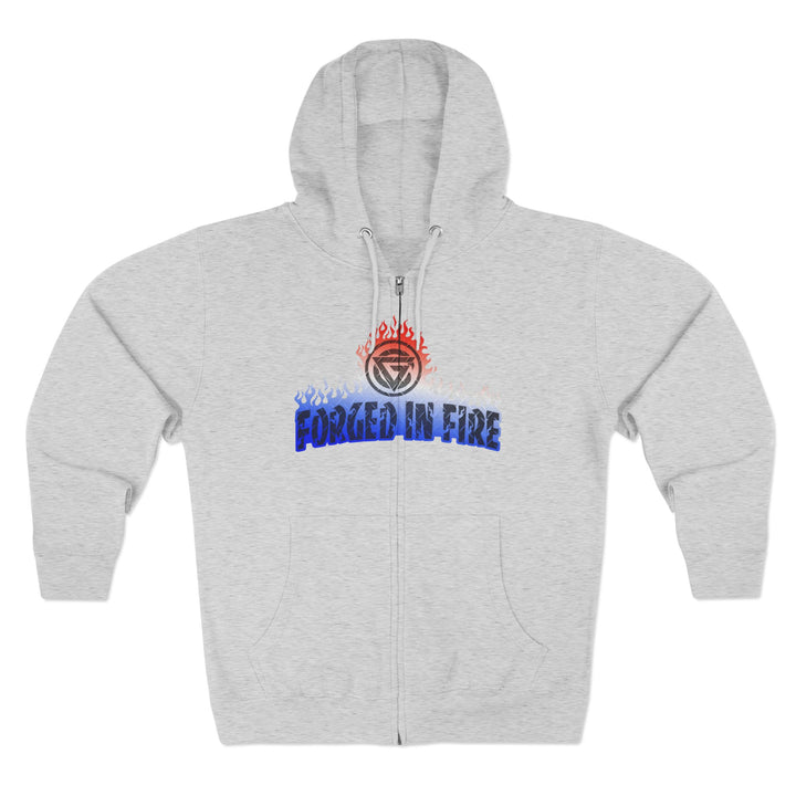 CG AMERICAN WARRIORS RED WHITE BLUE FADE /AMERICAN SAVAGE ZIP UP