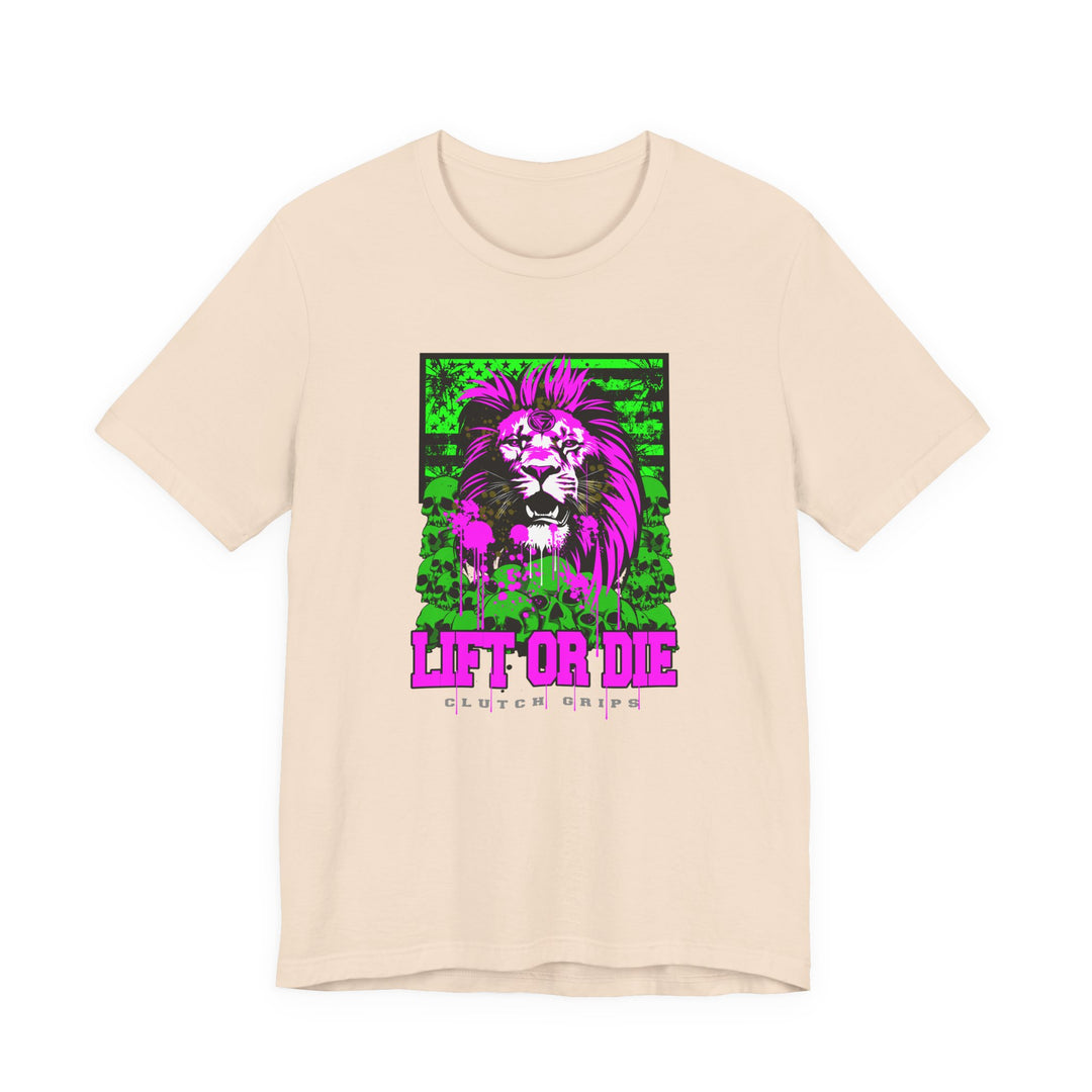 LION HEART PURPLEGREEN/LIFT OR DIE