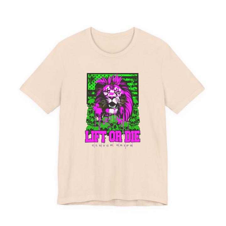LION HEART PURPLEGREEN/LIFT OR DIE