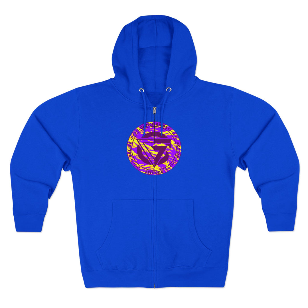CG MAC JUMP PURPLE GOLD /STAY SAVAGE ZIP UP