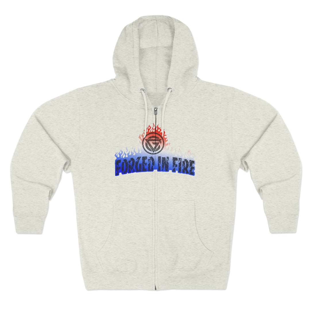 CG AMERICAN WARRIORS RED WHITE BLUE FADE /AMERICAN SAVAGE ZIP UP