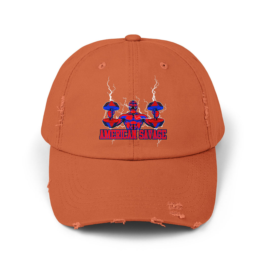 RIDE THE LIGHTNING HYPER RED BLUE /AMERICAN SAVAGE CAP