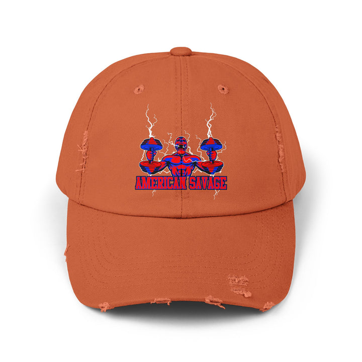 RIDE THE LIGHTNING HYPER RED BLUE /AMERICAN SAVAGE CAP