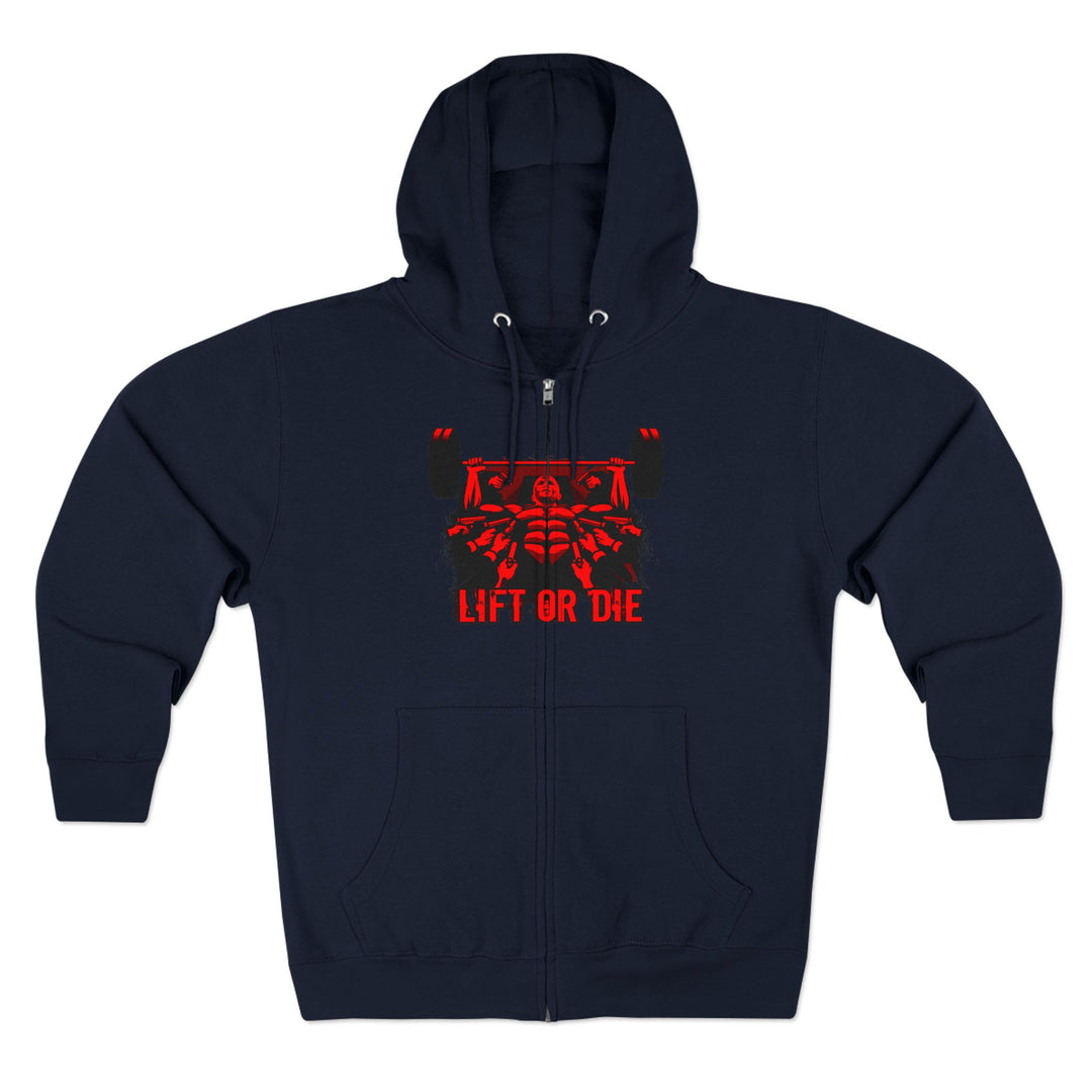 CG FINAL BOSS ON PRE-WORKOUT RED BLACK /LIFT OR DIE ZIP UP