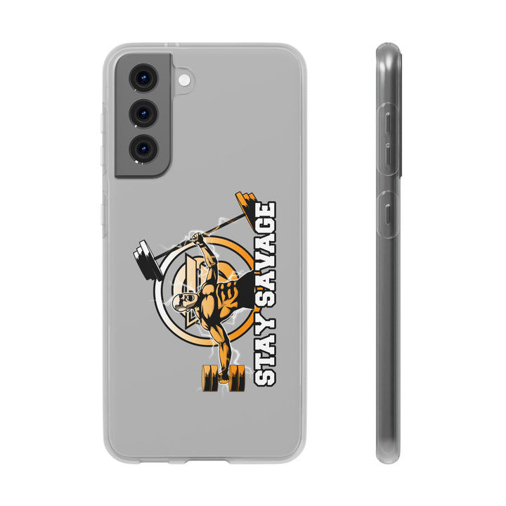 SPARTAN LIFT ORANGE WHITE PHONE CASE/STAY SAVAGE