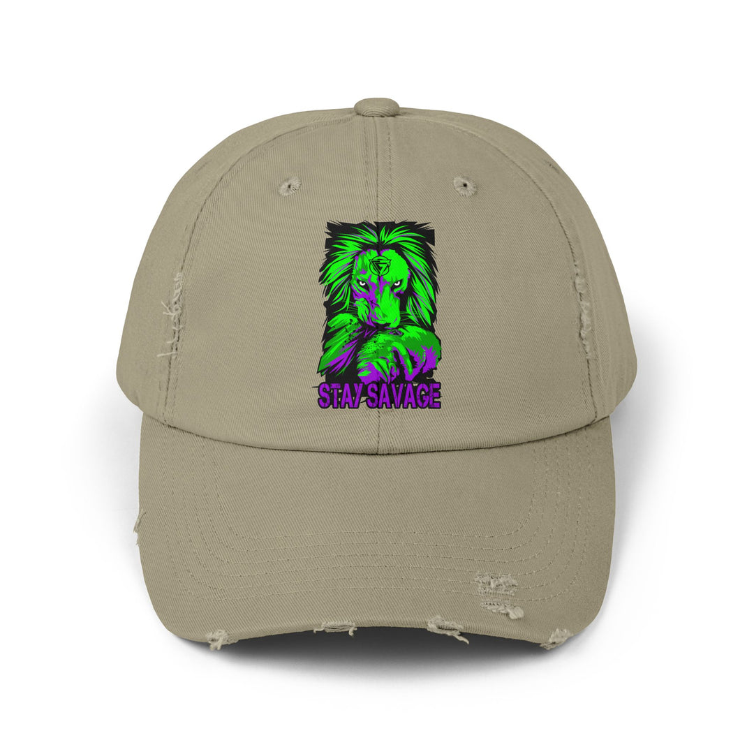 LION HEART PURPLE GREEN /STAY SAVAGE CAP