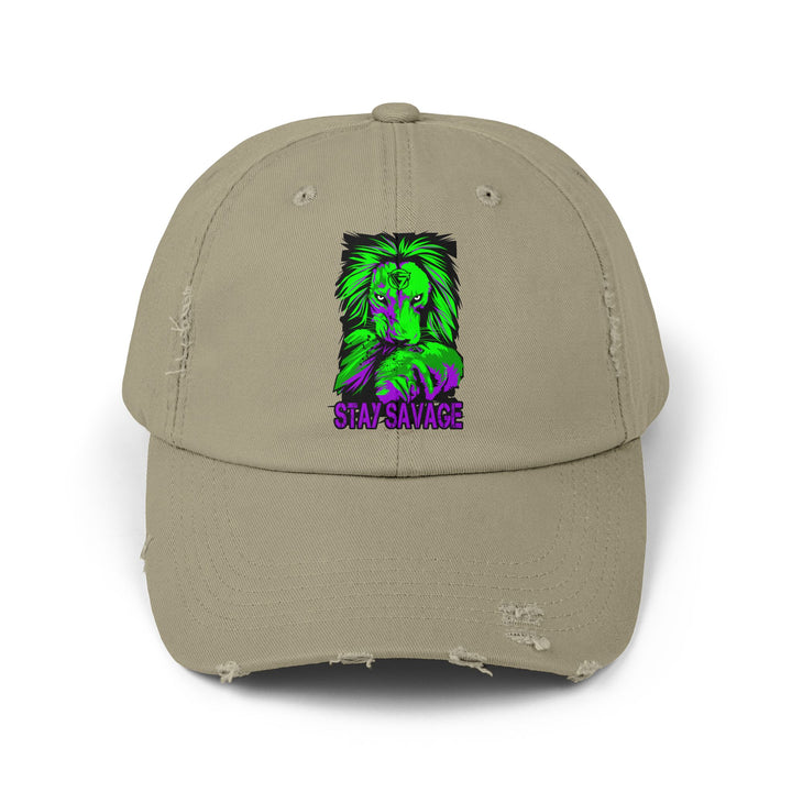 LION HEART PURPLE GREEN /STAY SAVAGE CAP