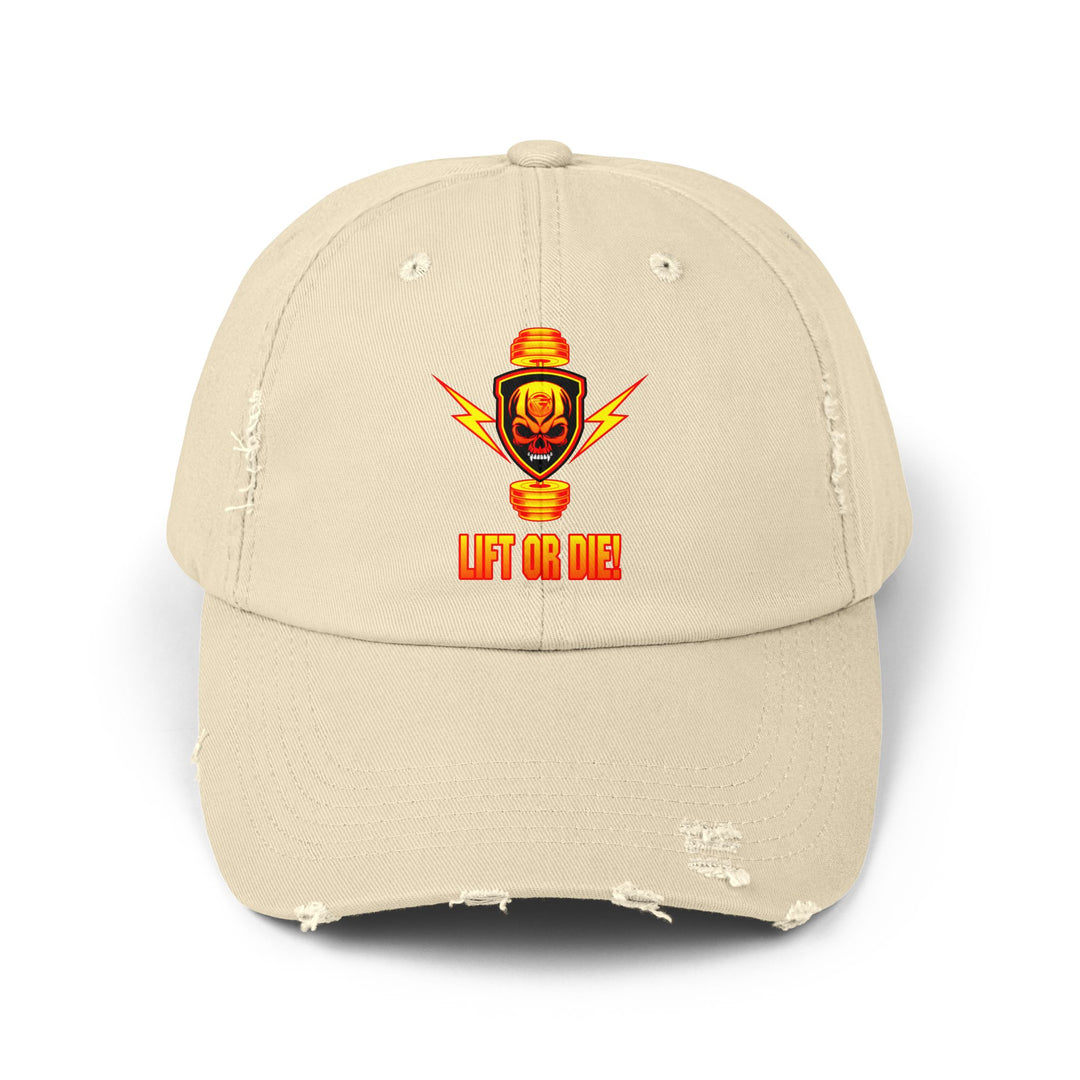 CG SKULL BELL SGL ORANGE GOLD /LIFT OR DIE CAP