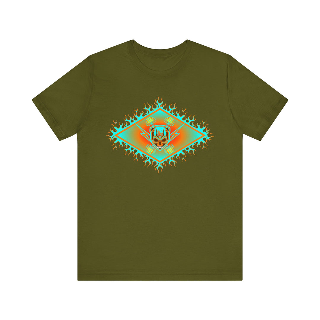 CG DIAMOND SKULLATOR MIAMI AQUA ORANGE DBL BELL