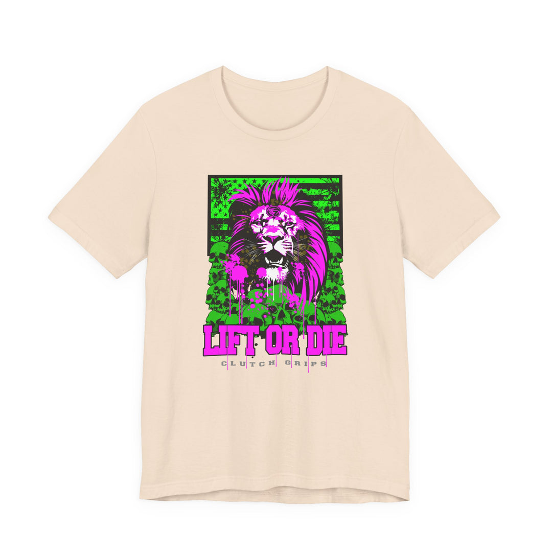 LION HEART PURPLEGREEN/LIFT OR DIE