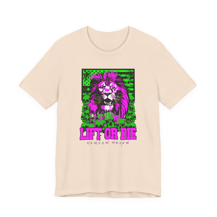LION HEART PURPLEGREEN/LIFT OR DIE