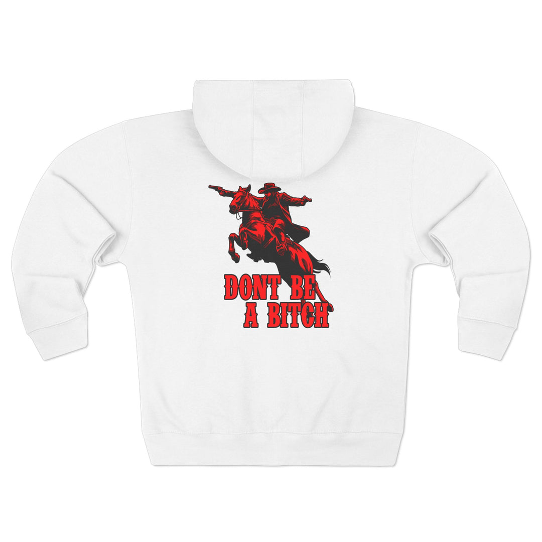 CG OUTLAW RED BLACK /DONT BE A BITCH ZIP UP