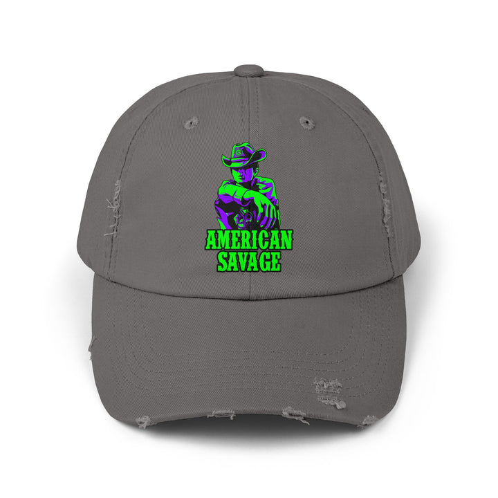COWBOY KILLER PURPLE GREEN /AMERICAN SAVAGE CAP