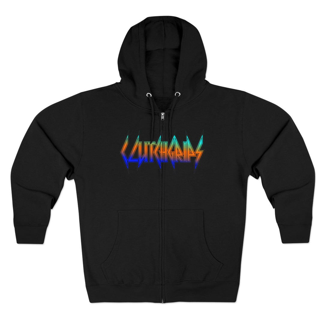 CG SERPENT SLAYER BLUE ORANGE AQUA /READY FOR WAR ZIP UP