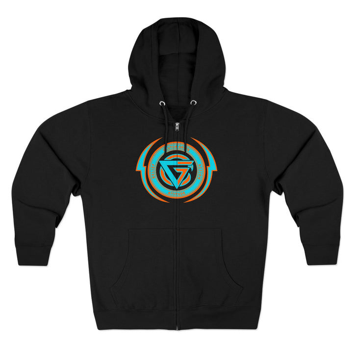 CG BIG MAC CHIEF AQUA ORANGE/READY FOR WAR ZIP UP