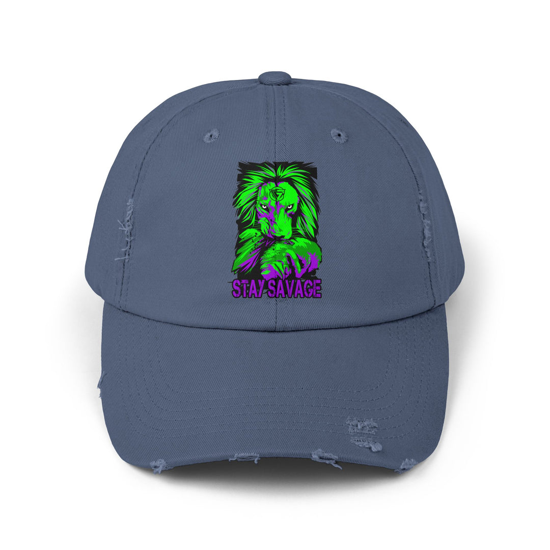 LION HEART PURPLE GREEN /STAY SAVAGE CAP