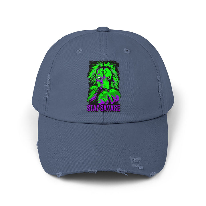 LION HEART PURPLE GREEN /STAY SAVAGE CAP