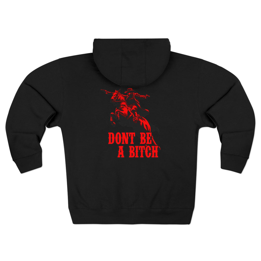 CG OUTLAW RED BLACK /DONT BE A BITCH ZIP UP