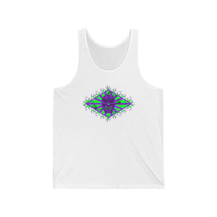 SAMURAI MASK DIAMOND PURPLE GREEN