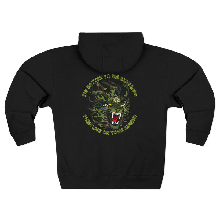 CG TIGER FLAME WAR TIGERCAMO FOREST/ITS BETTER TO DIE STANDING THAN LIVE ON YOUR KNEE'S