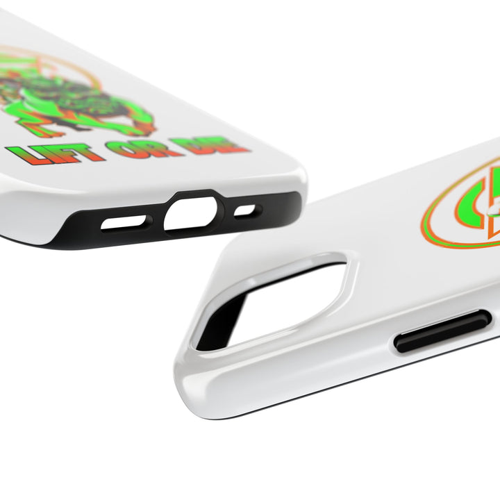 ANGRY DOG ORANGE GREEN PHONE CASE /LIFT OR DIE
