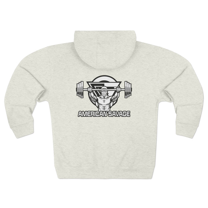 ENTER THE MAC BLACK WHITE/AMERICAN SAVAGE ZIP UP