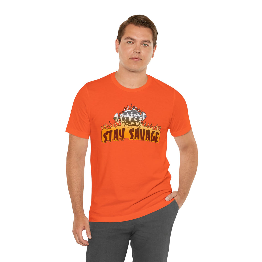 CG FIST WHITE ORANGE FADE /STAY SAVAGE