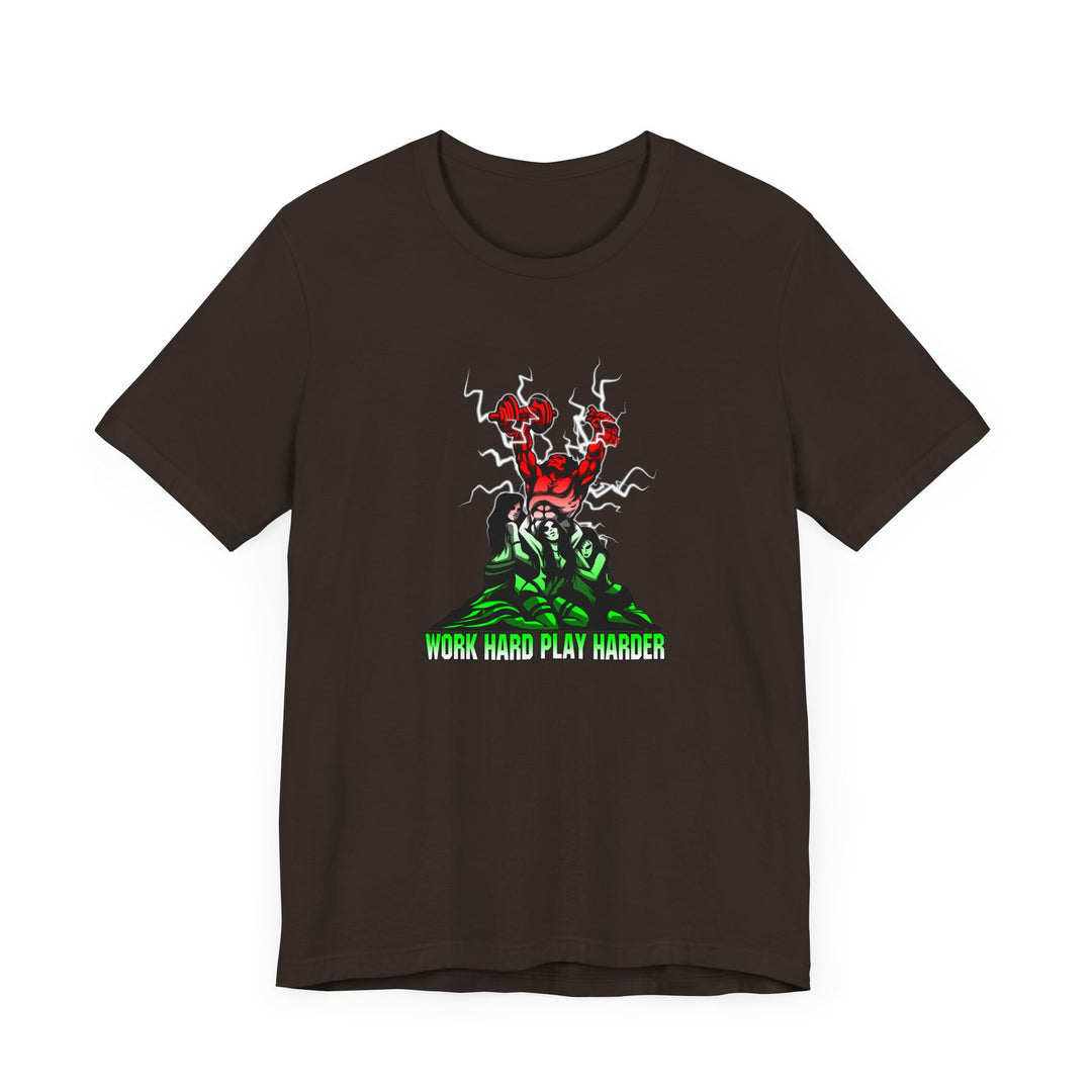 CG CONFIDENCE RED WHITE GREEN FADE /WORK HARD PLAY HARDER