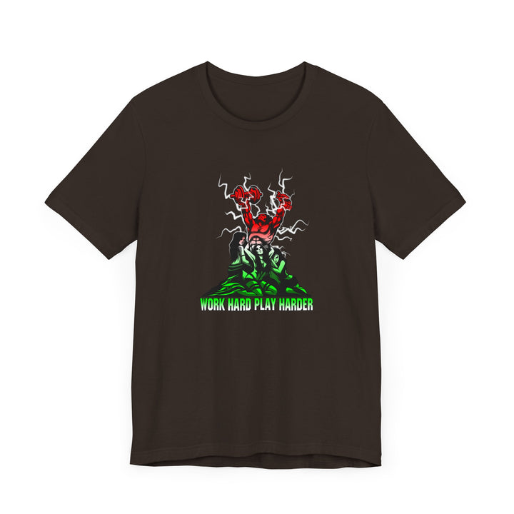 CG CONFIDENCE RED WHITE GREEN FADE /WORK HARD PLAY HARDER