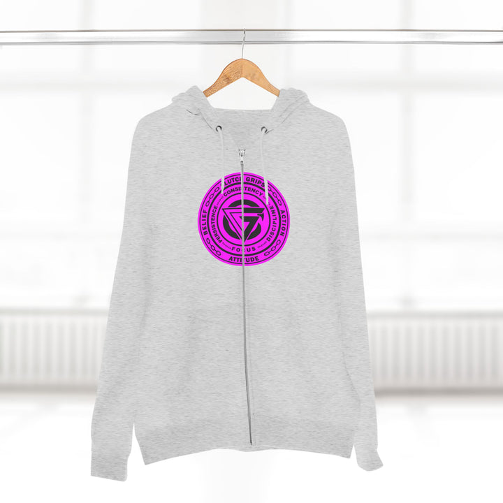 MAC WICK LIFT BURPLE 7 PILLARS FRONT /LIFT OR DIE ZIP UP