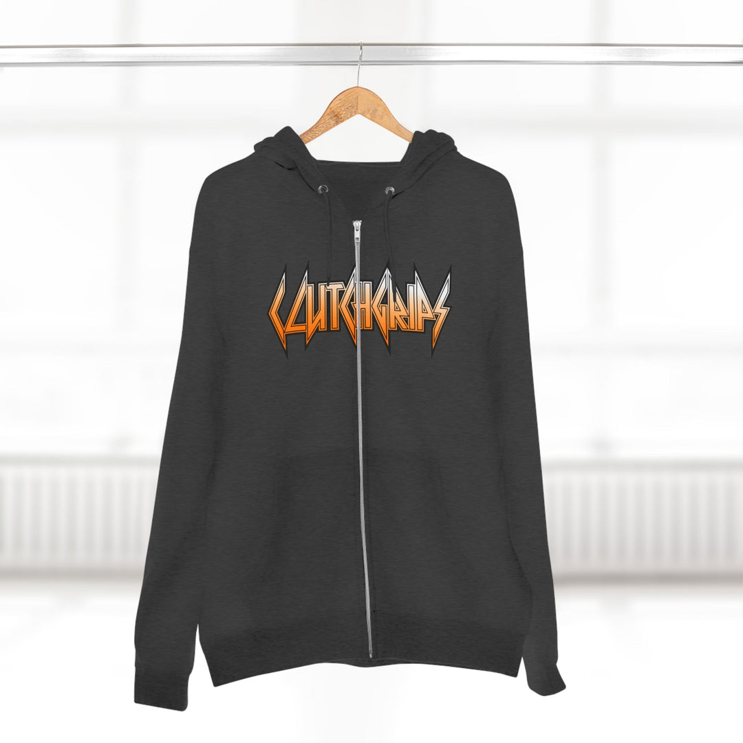 CG SKULLATOR SGL BELL DRAGON TIGER ORANGE WHITE  FADE /READY FOR WAR ZIP UP