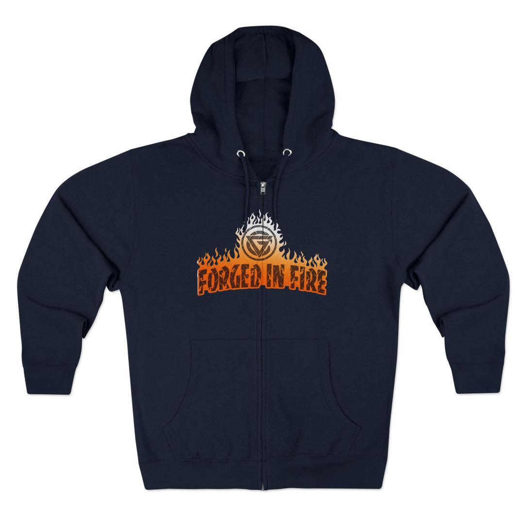 MAC VS SNAKE ORANGE WHITE FADE /LIFT OR DIE ZIP UP