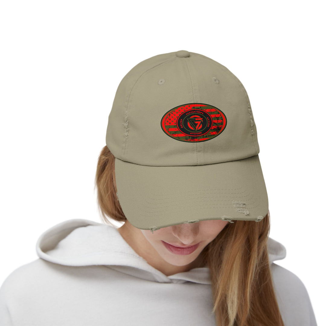 CG RED GREEN OVAL FLAG CAP