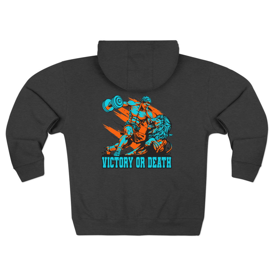 CG COLISEUM MAC VS LION MIAMI COLORS /VICTORY OR DEATH ZIP UP