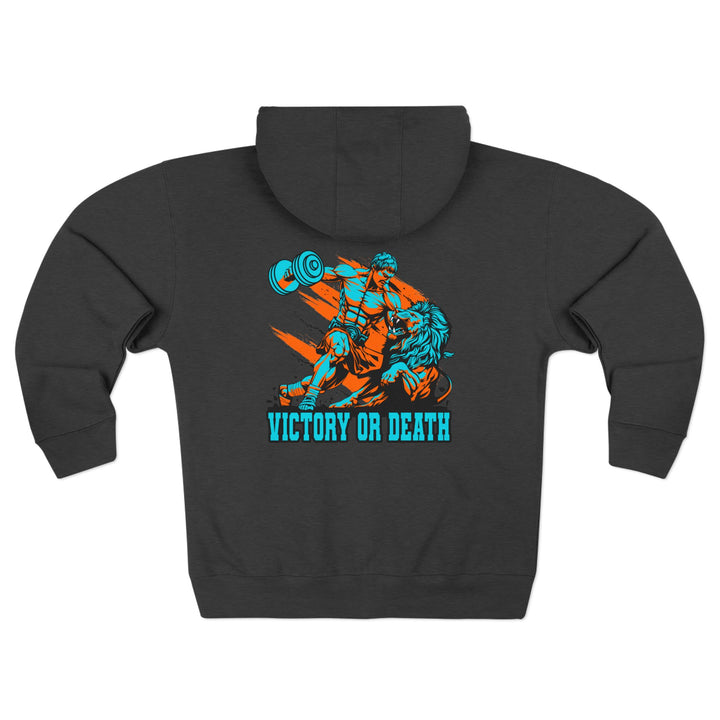 CG COLISEUM MAC VS LION MIAMI COLORS /VICTORY OR DEATH ZIP UP