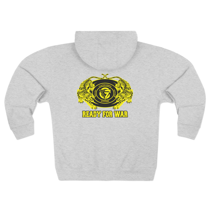 CG TIGER VS TIGER YELLOW BLACK /READY FOR WAR ZIP UP