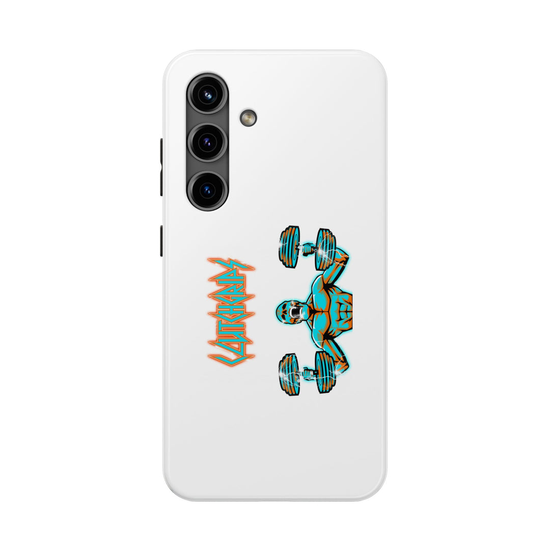 RIDE THE LIGHTNING MIAMI COLORS AQUA ORANGE PHONE CASE/CLUTCHGRIPS