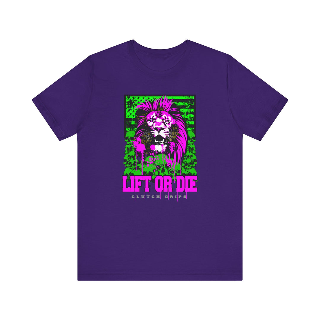 LION HEART PURPLEGREEN/LIFT OR DIE