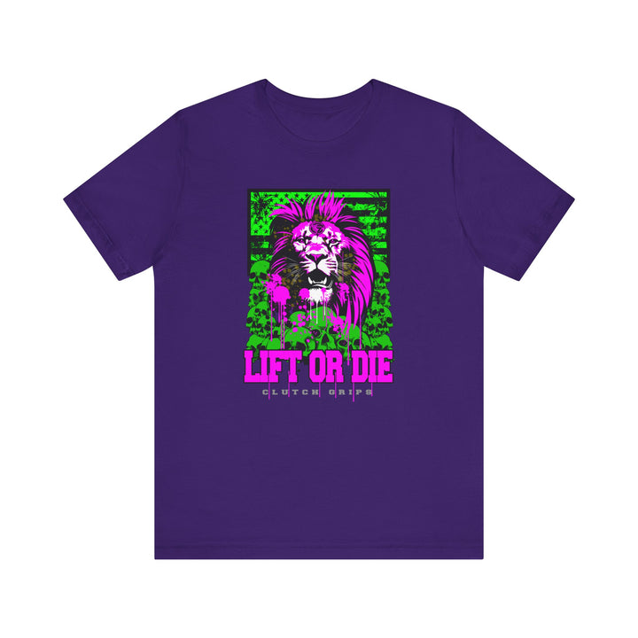 LION HEART PURPLEGREEN/LIFT OR DIE