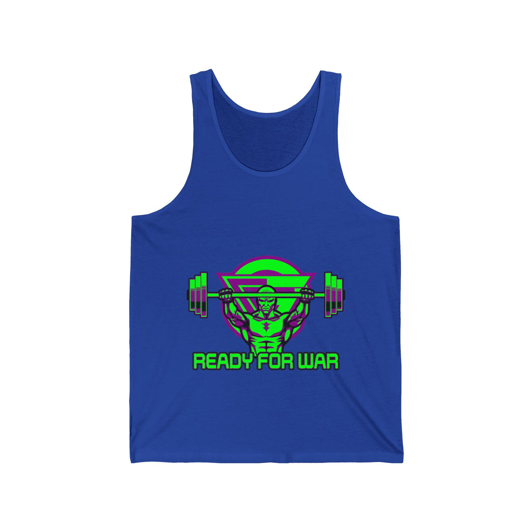 ENTER THE MAC PURPLE GREEN TANK/READY FOR WAR